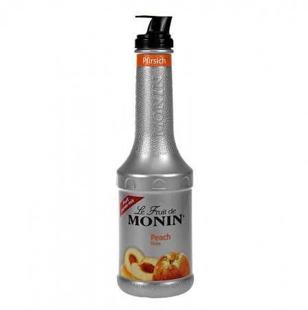 Fruchtpüreemix - Pfirsich, gezuckert, mit Ausgießer, 1 l