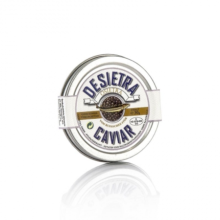 Desietra Osietra Kaviar (gueldenstaedtii), Aquakultur, ohne Konservierungsmittel, 30g