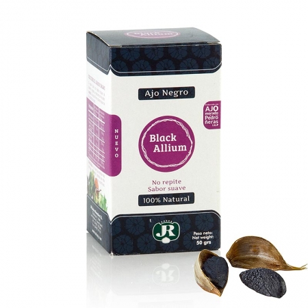 Schwarzer Knoblauch, mit Schale fermentiert, 2 Knollen, 50g