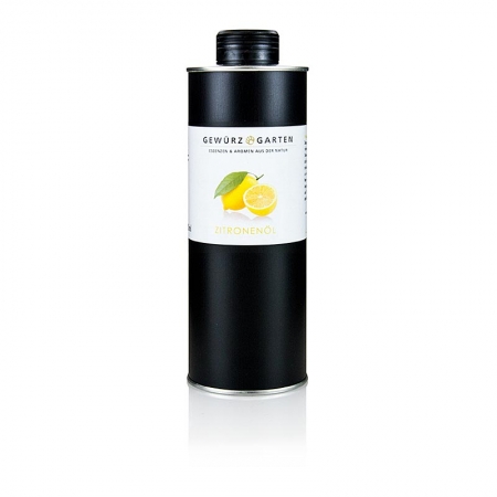 Gewürzgarten Zitronenöl in Rapsöl, 500 ml