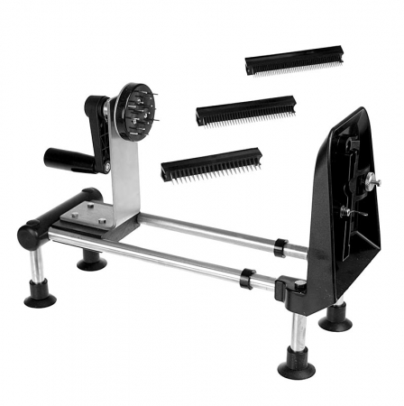 Gemüseschneidemaschine Gourmet, mit 1, 2, und 4mm Messerkämmen, Le Rouet, 4 tlg.