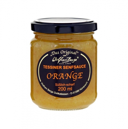 Original Tessiner Orangen-Senf-Sauce, 200 ml