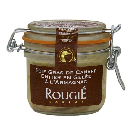 Entenleber - Entier, mit Armagnac, 100% Foie Gras, Rougié, 180g