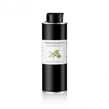 Gewürzgarten Zitronengrasöl in Rapsöl, 250 ml