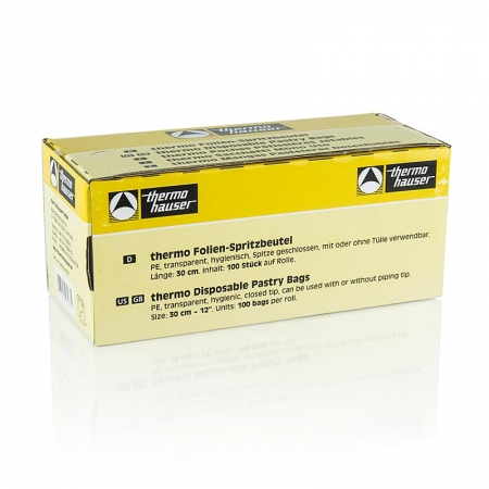 Spritzbeutel, Einweg, ca. 30cm lang, ca. 16cm Öffnung, 75µ, 100 St