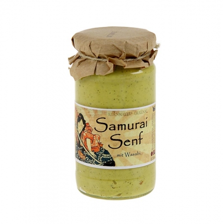 Kornmayer - Samurai Senf, mit Wasabi und Kräutern, 210 ml