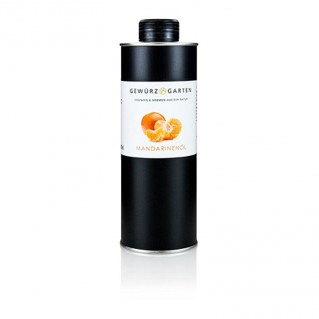 Gewürzgarten Mandarinenöl in Rapsöl, 500 ml