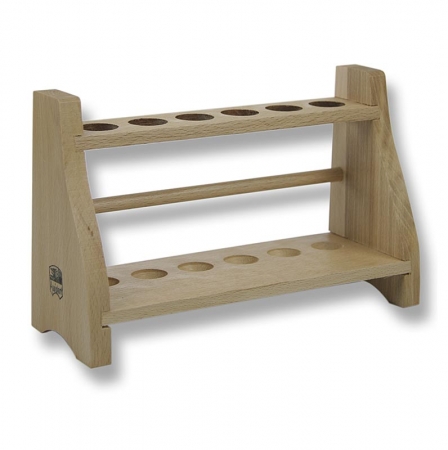 Reagenzglashalter für 6 Reagenzgläser, 16cm (für Art. 24686), 1 St