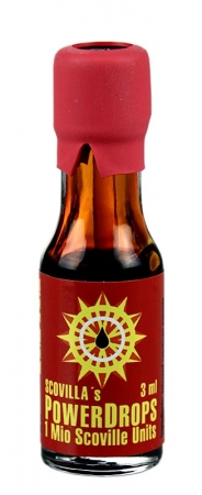 Preview: Scovilla, Power Drops, mit Dosierstab, 1 Million Scoville, 3 ml