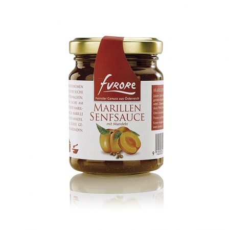 Furore - Marillen-Senf-Sauce, mit Mandeln, 180g