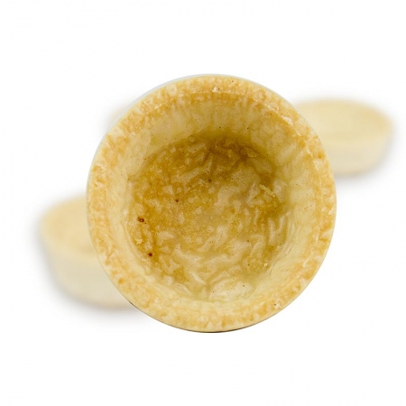 Preview: Snack-Tartelettes, rund, ø 5cm, hell, salzig, 1,55 kg, 184 St