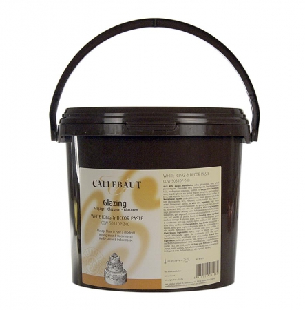 Weiße Überzug- und Dekorpaste, süß, mit Vanillegeschmack, 7 kg