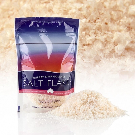 Murray River - Pink Salt Flakes, rosa Solesalz-Flakes, Australien, 150g