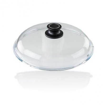 AMT Gastroguss, Glasdeckel für Braten-/Kochtopf, Pfanne & Wok, ø 28cm, Glas, 1 St