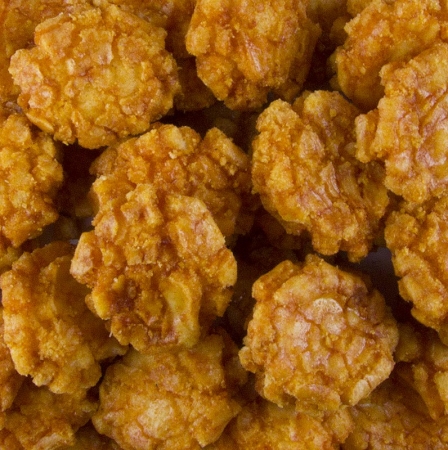 Reiscracker, mit Sojasauce und Paprika gewürzt und frittiert, 150g