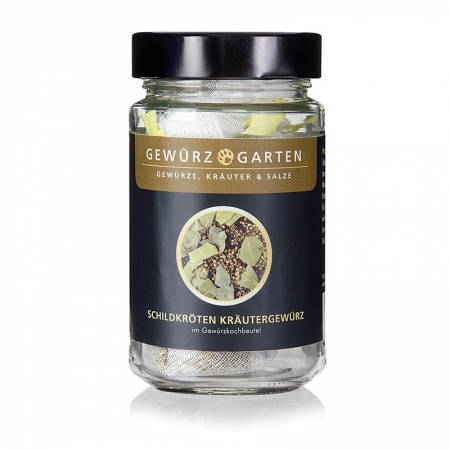 Gewürzgarten Schildkröten Kräutergewürz, in Gewürzkochbeuteln, 21g, 6 x 3,5g