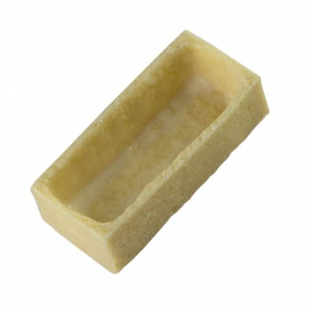Dessert-Tartelettes-Mini, rechteckig, 2,4x5,3cm, H 1,6cm, Mürbeteig/Glasur, 1,92 kg, 192 St