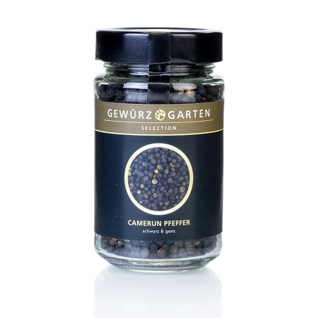 Gewürzgarten Camerun Pfeffer, schwarz, ganz, 125g