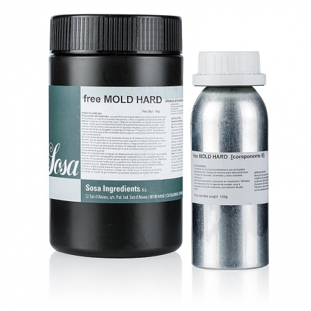 Freemold Hard, zum Herstellen von harten/starren Silikonformen, 1,1 kg, 2 tlg.