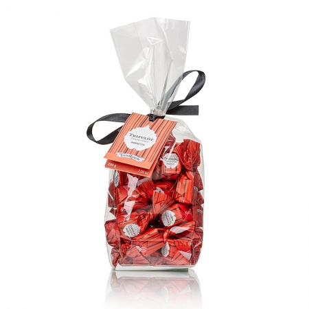 Mini Trüffelpralinen - Dolce d´Alba, Amaretto, mit Mandeln, ca. 7g, rosa, 200g