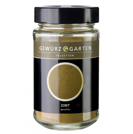 Gewürzgarten Zimt gemahlen 120g Glas (Cassia Zimt/ Herkunft Indonesien), 120g