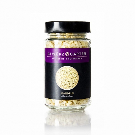 Gewürzgarten Mandeln, süß, gehackt, 125g