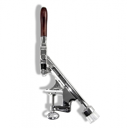 Tisch-Entkorkmaschine "Cedon", Zinkdruckguss vernickelt, Klemmvorrichtung, 1 St