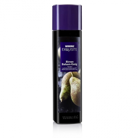 Wiberg Exquisite Birnen Balsam-Essig, 5% Säure, 10 Jahre im Eichenfass gereift, 250 ml