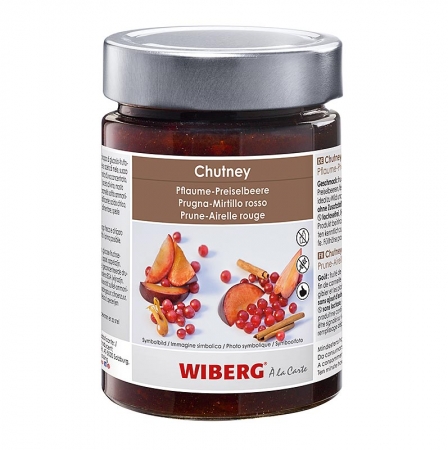 WIBERG Chutney Pflaume-Preiselbeere, 390g