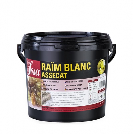 Weiße Rosinen, getrocknet, 2,5 kg