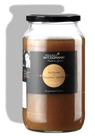 Preview: Aprikose mit Bourbon Vanille - Fruchtaufstrich, 1 kg