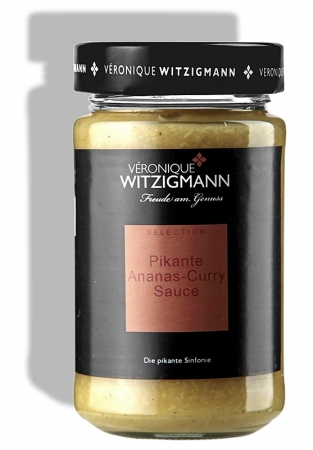 Preview: Pikante Ananas-Curry Sauce, 225 ml