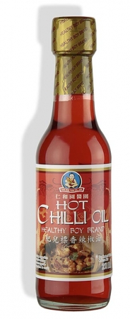 Preview: Chiliöl, mit Sojasauce und Garnelen abgeschmeckt, Healthy Boy, 250 ml