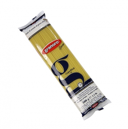 Preview: Granoro Capellini, sehr dünne Spaghetti, 1mm, No.16, 12 kg, 24 x 500g