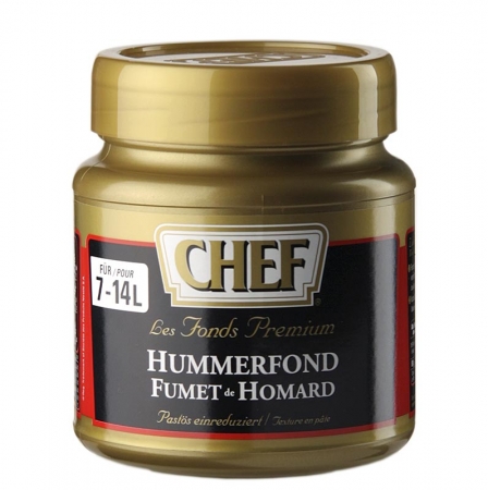 CHEF Premium Konzentrat - Hummerfond, leicht pastös, orangerot, für 7-14 L, 560g