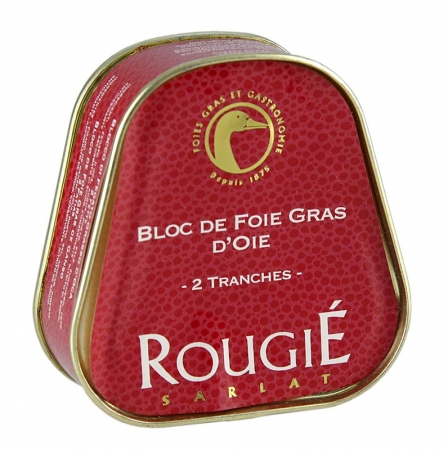Gänseleberblock, Trapez, 98% Foie Gras, Rougié, 75g