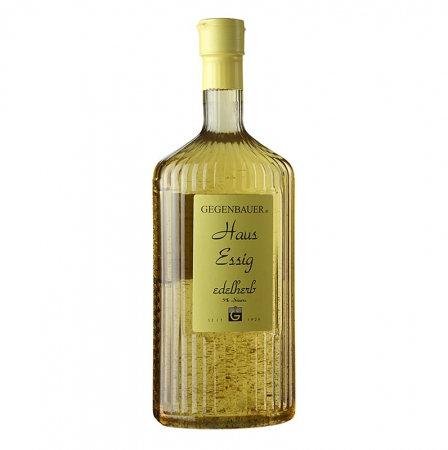 Haus-Essig, edelherb, hell, 5% Säure, 1 l