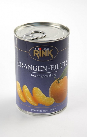 Preview: Orangen-Filets - kalibrierte Segmente, leicht gezuckert, 425g