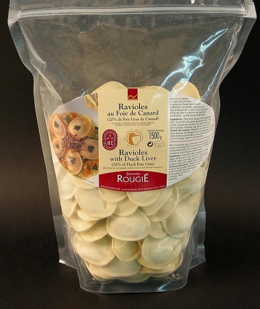 Ravioli mit Entenstopfleber, Rougié, TK, 1,5 kg, ca.145 St