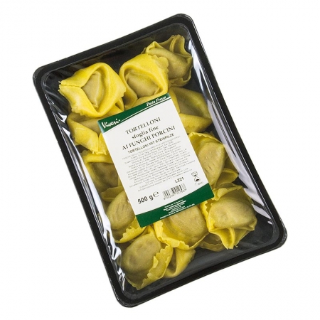 Frische Tortelloni mit Ei und Ricotta-Steinpilz-Füllung, Viveri, 500g