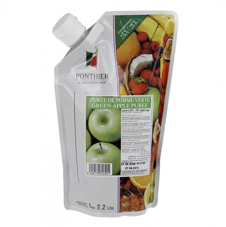 Püree- Grüner Apfel, mit Zucker, 1 kg