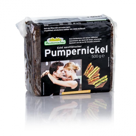 Pumpernickel, rechteckige Scheiben, 500g