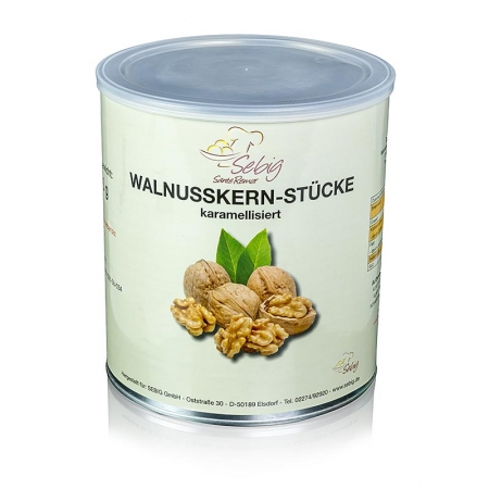 Walnusskern-Stücke, karamelisiert, 1,5 kg