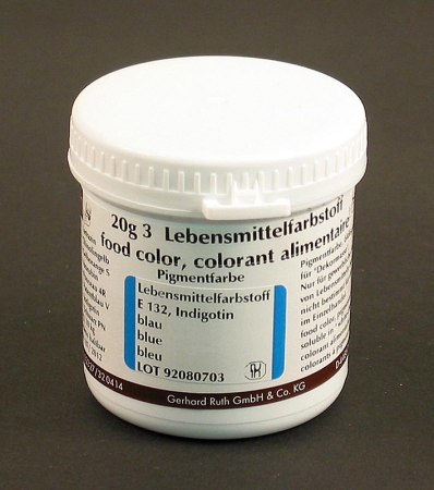 Pigmentfarbe, blau, fettlösliches Pulver, 9208, Ruth, 20g