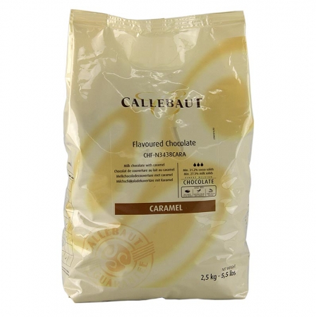 Preview: Aromatisierte Dekormasse - Caramel, Callets, 2,5 kg