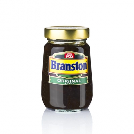 Branston Pickle, Gemüse-, Dattel- und Apfelstücke süß-sauer, 360g
