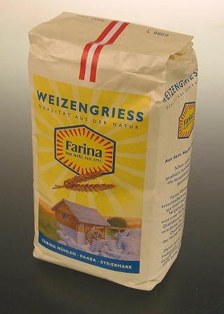 Hartweizengrieß, für steirische Grießknödel, aus der Steiermark, 1 kg