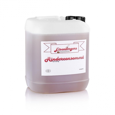 Eisenberger´s Rinderconsommé, küchenfertig 1:1, TK, 5 l