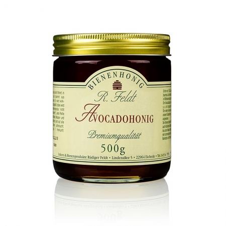 Avocado-Honig, Mexiko, dunkel, flüssig, leichtes Pflaumenaroma, 500g