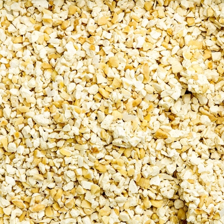 Französischer Nougat, hellbraun, grob geraspelt, 2-4mm, aus Montelimar, 1 kg